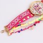 Women Watch Leather Bracelet Knitting Owl Pattern Quartz Wrist Fashion Girls Kid
