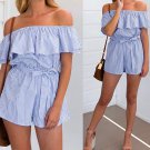 Romper Jumpsuit Women Bodysuit Playsuit Leotard Neck Bodycon V Long Dress Beach