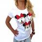 T Shirt Women Short Sleeve Punk Rock Print Fashion Summer Top Designer Clothing
