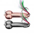 Spinner Fishing Lure Spoon Penis Dick Hook Bass Tackle Funny 3g - 36g Crankbait