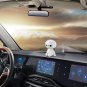 Car Robot Shaking Head Auto Baymax Figure Doll Cartoon Interior Plastic Toy Hero