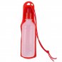 Dog Drinking Feeding Bottle Portable Pet Travel Outdoor Cat Water Bowl 250ML New