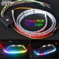 Car Tail Brake Led Light Trunk Strip Rear Rgb Dynamic Streamer Back Stop Signal