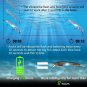 Rechargeable Led Twitching Lures Lurequeen Intelligent Usb Crankbait Wobbler 3D