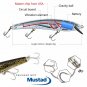 Rechargeable Led Twitching Lures Lurequeen Intelligent Usb Crankbait Wobbler 3D