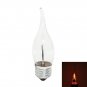 Flame Fire Led Bulb Lighting Candle Filament Retro Vintage E14 E27 3W Flickering