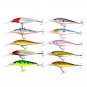 10 pcs Lot Fishing Bait Lures Bass Minnow Wobbler Tackle Crankbaits Square Bill