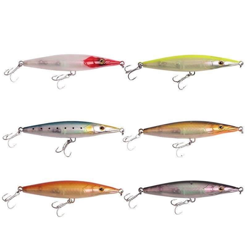 Fishing Lure Floating Top Water Pencil Popper Bass Bait Crankbait Wobbler Fish