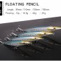 Fishing Lure Floating Top Water Pencil Popper Bass Bait Crankbait Wobbler Fish