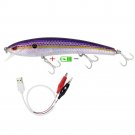Rechargeable Led Fishing Lures Lurequeen Intelligent Usb Crankbait Wobbler 3D