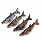 Fishing Lures Wobbler Minnow Crankbait Tackle Hooks 3D Eyes Bass Pike Fish Bait