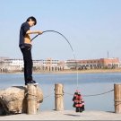 Carbon Fiber Fishing Rod Telescopic Spinning Portable Travel Baitcasting Feeder