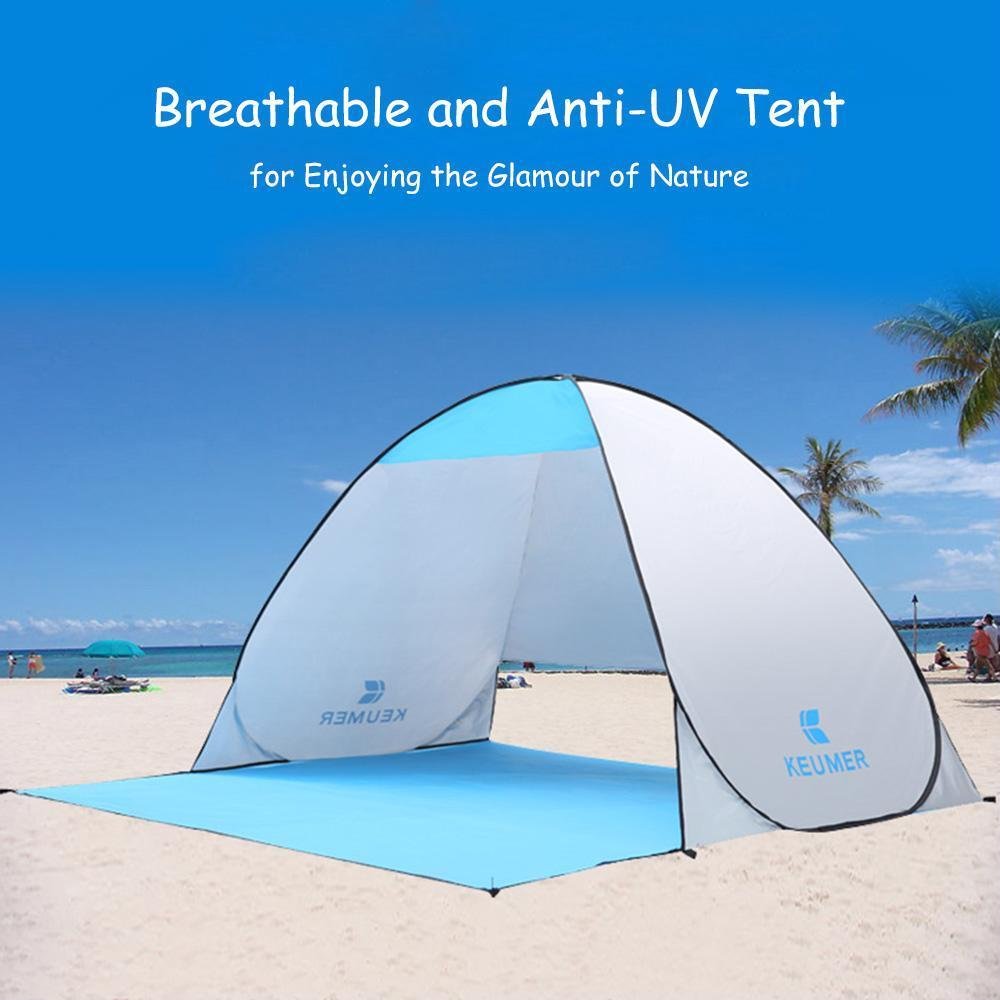 Beach Camping Tent Pad Mat Mattress Sleeping Anti UV Outdoor Pop Up Windproof