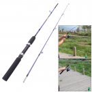 Portable Spinning Fishing Rod Pole 1.2M Ultra-light Fiber Reinforce Lure Bait