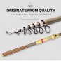 Telescopic Fishing Rod 1.8m-3.6m Pole Carbon Fiber Ultralight Tackle Travel