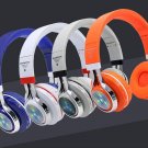 Wireless Led Flashing Headphones Bluetooth Ear Glowing Headset With Mic FM Radio