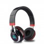Wireless Led Flashing Headphones Bluetooth Ear Glowing Headset With Mic FM Radio