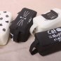 Silica Gel Pencil Pen Cute Case Storage Bag Stationery Supplies Box Cat For Kids