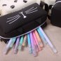 Silica Gel Pencil Pen Cute Case Storage Bag Stationery Supplies Box Cat For Kids