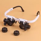 Watch Repair Eyewear Magnifier Glasses Loupe 23x Zoom With Led Light