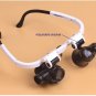 Watch Repair Eyewear Magnifier Glasses Loupe 23x Zoom With Led Light
