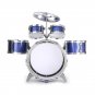 Drum Musical Instrument Toy Kids Set Drumsticks Sticks Cymbal Percussion Stool