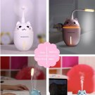 3 in 1 USB Air Humidifier Aroma Lamp Oil Diffuser Mist Fogger LED Light Mini Fan