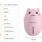 3 in 1 USB Air Humidifier Aroma Lamp Oil Diffuser Mist Fogger LED Light Mini Fan