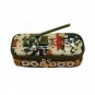 Tank Style Pen Box Camouflage Oxford Canvas School Pencil Case Bag For Boys Kids