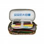 Tank Style Pen Box Camouflage Oxford Canvas School Pencil Case Bag For Boys Kids