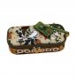 Tank Style Pen Box Camouflage Oxford Canvas School Pencil Case Bag For Boys Kids
