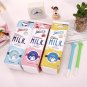 School Pencil Case Pen Bag Cartoon Milk Bottle Cute Storage Pouch Office Makeup