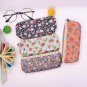 Retro Pen Pencil Case Bag Floral Flower Makeup Pouch Lace Canvas Dot School