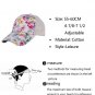 Women Baseball Cap Girl Floral Summer Cotton Snapback Hat Mesh Adjustable New