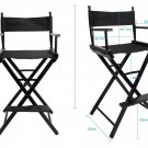 Makeup Director Artist Chair Black Foldable Aluminium Zinc Plated Light Pro New