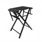 Makeup Director Artist Chair Black Foldable Aluminium Zinc Plated Light Pro New