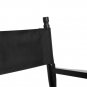 Makeup Director Artist Chair Black Foldable Aluminium Zinc Plated Light Pro New