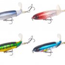 Topwater Fishing Lure Crankbait Whopper Plopper Bait Minnow Tackle Hook Wobler