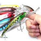 Wobbler Fishing Lure Crankbait Bait Minnow For Bass Pike Trolling Deep Diving