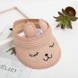 Kids Babes Summer Sun Hat Cap For Boy Girls Toddler Empty Top Straw Beach Infant