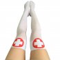 Ladies Sexy Zombie Skeleton Bloody Slash Halloween Fancy Dress Costume Stockings