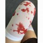 Ladies Sexy Zombie Skeleton Bloody Slash Halloween Fancy Dress Costume Stockings