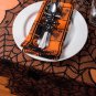Halloween Table Cover Tablecloth Scarf Decoration Spiders Web Net Bat Curtain