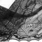 Halloween Table Cover Tablecloth Scarf Decoration Spiders Web Net Bat Curtain