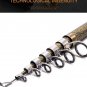 Telescopic Fishing Rod Baitcasting Pole Carbon Fiber Ultralight Tackle Travel