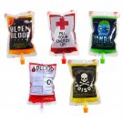 5pcs/set Halloween Vampire Blood Drink Pouch Props Party Haunted House Decor