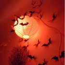 Halloween 12pcs 3D Stereoscopic Bat Wall Sticker Decal Removable Room Decoration