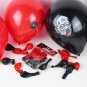 16pcs/set Halloween Party Balloons Latex Black Red Decoration Haunted House Prop
