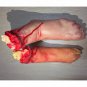 Bloody Horror Scary Halloween Prop Haunted House Hand Feet Broken Body Part