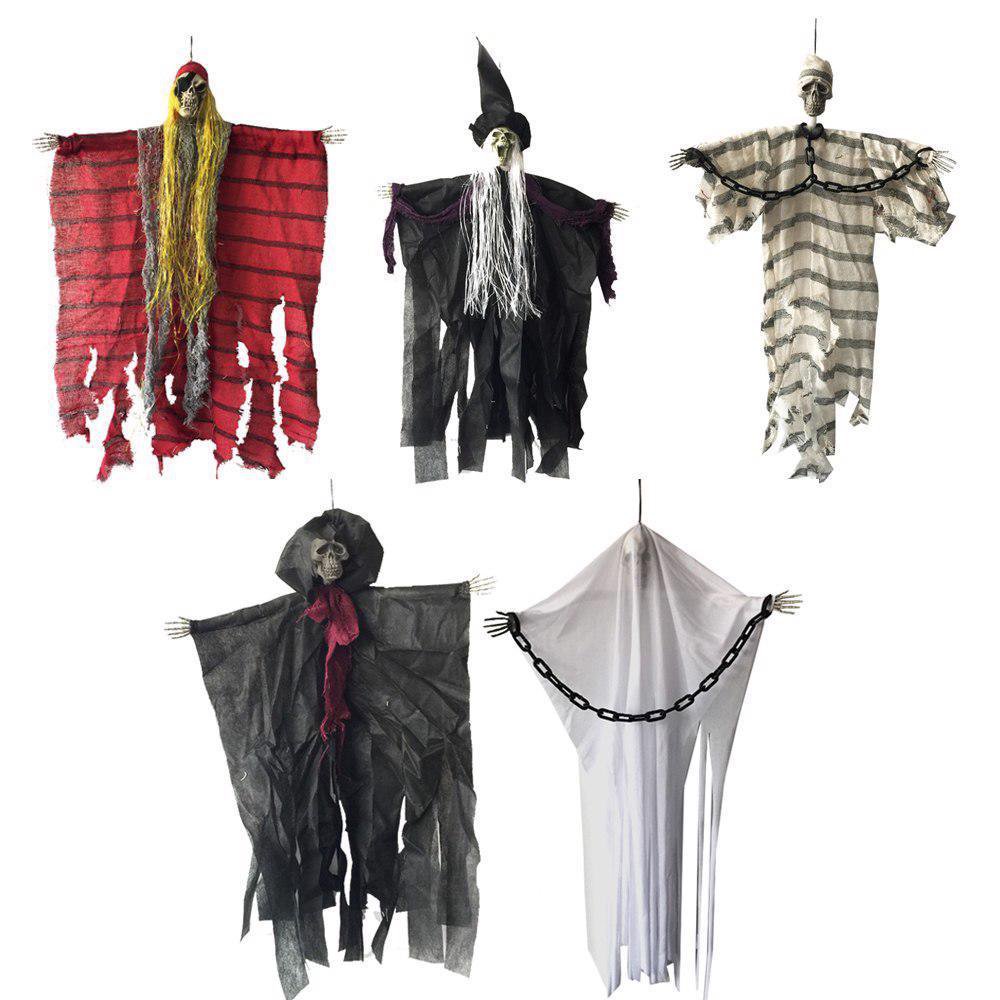 Halloween Hanging Pirate Witch Prisoner Reaper Ghost Haunted House Scary Decor